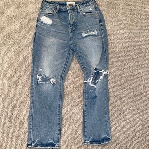 Pacsun Light Wash High Rise Mom Jean